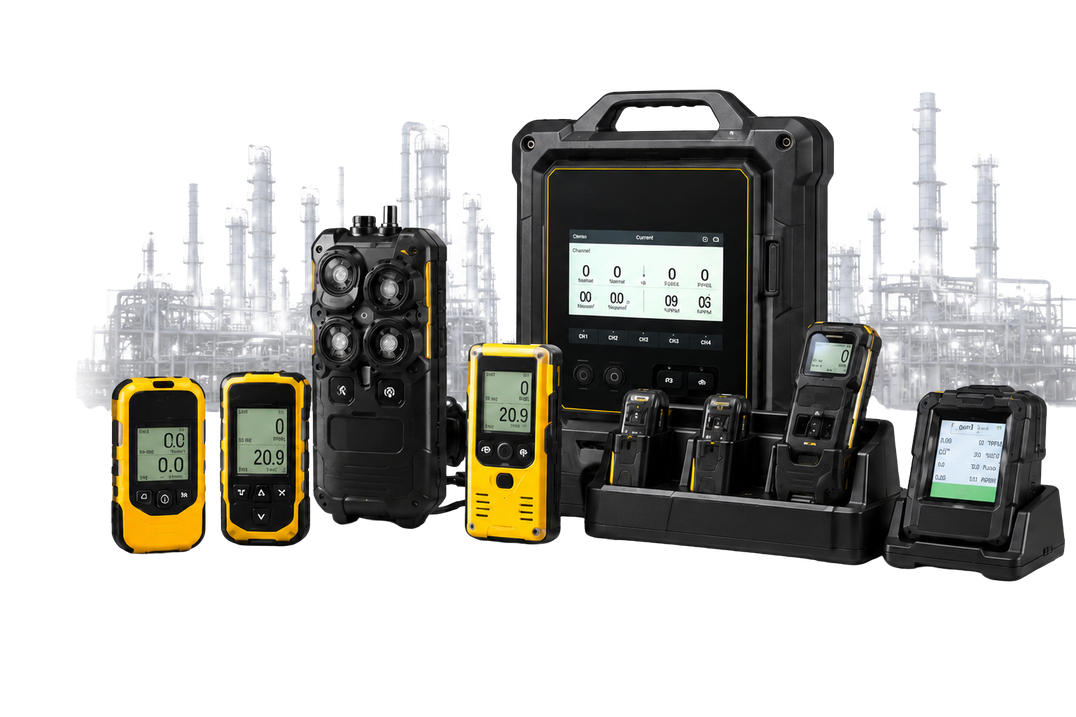 Portable and area gas detection equipment